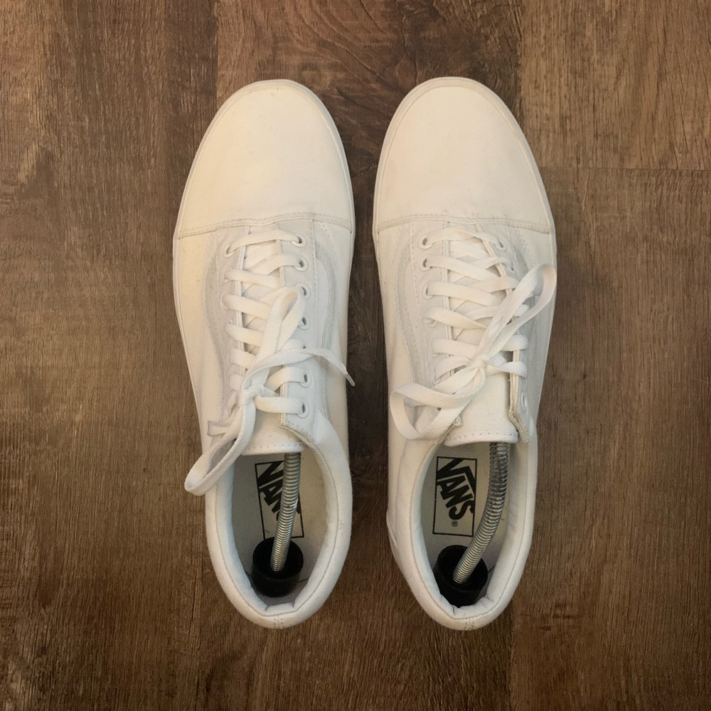 Mens White Vans Size 13